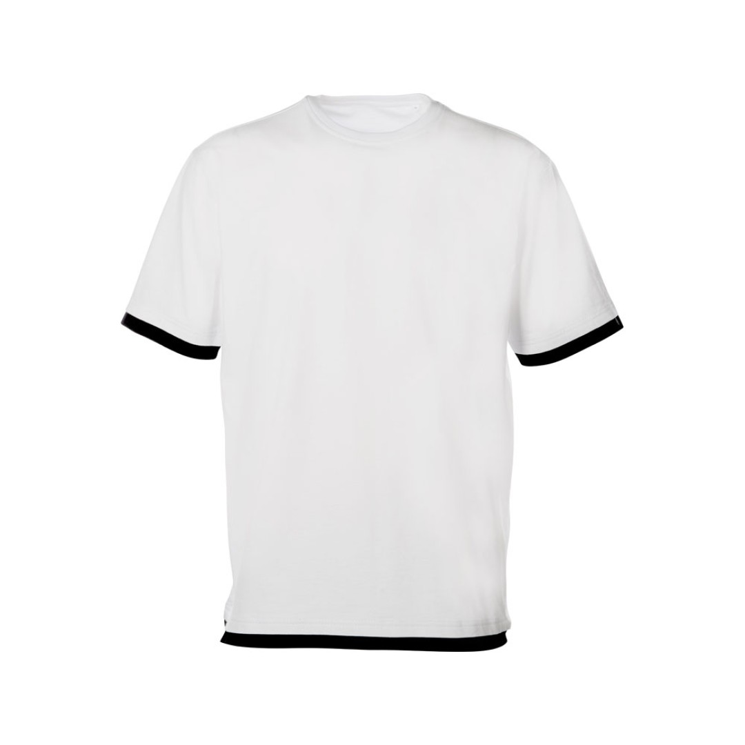 Футболка «Rotterdam» мужская, белый/черный