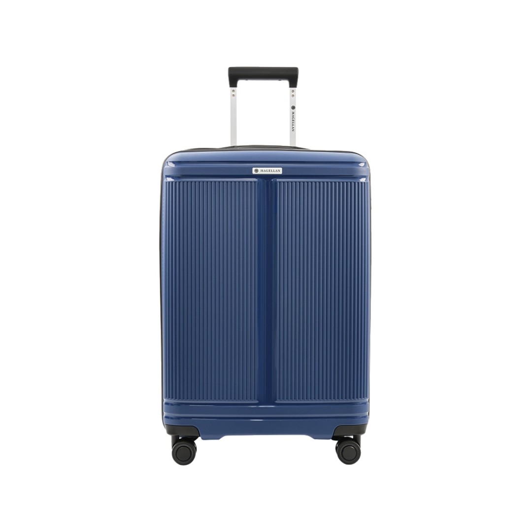 Чемодан 4-х колесный, Magellan, TRINIDAD, 70л, синий металлик