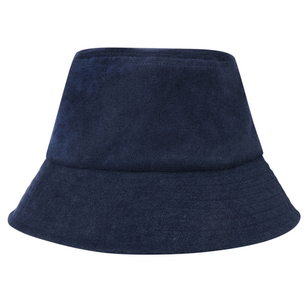 Панама Melo из переработанного махрового материала, сертифицированного GRS - Темно - синий