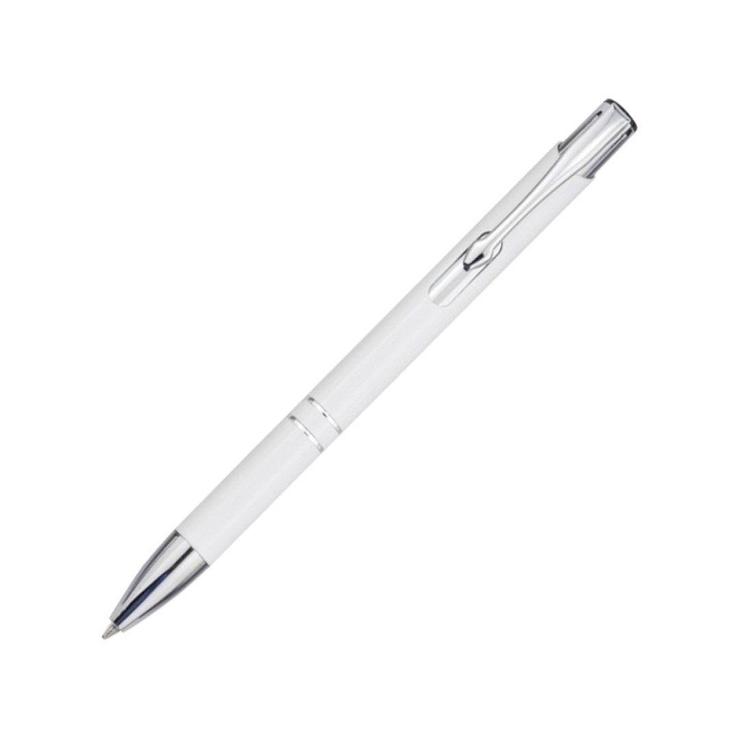 Шариковая ручка Moneta из переработанного алюминия - Белый