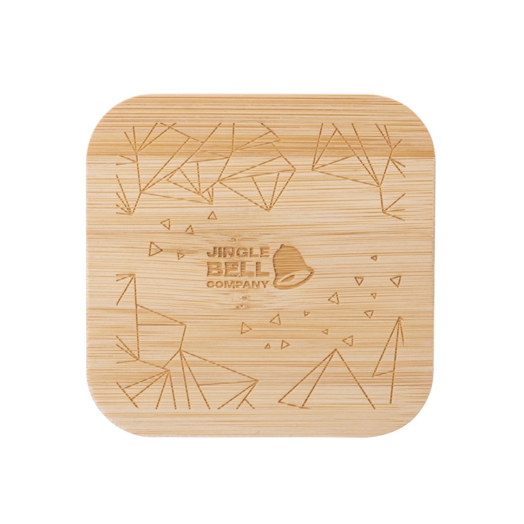 Eмкость для хранения «Flake», бежевый, натуральный, с гравировкой