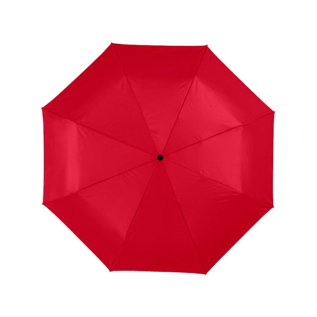 Зонт Alex трехсекционный автоматический 21,5", красный