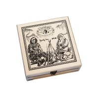 Подарочный набор c чаем "Сокровища Севера" в деревянной шкатулке