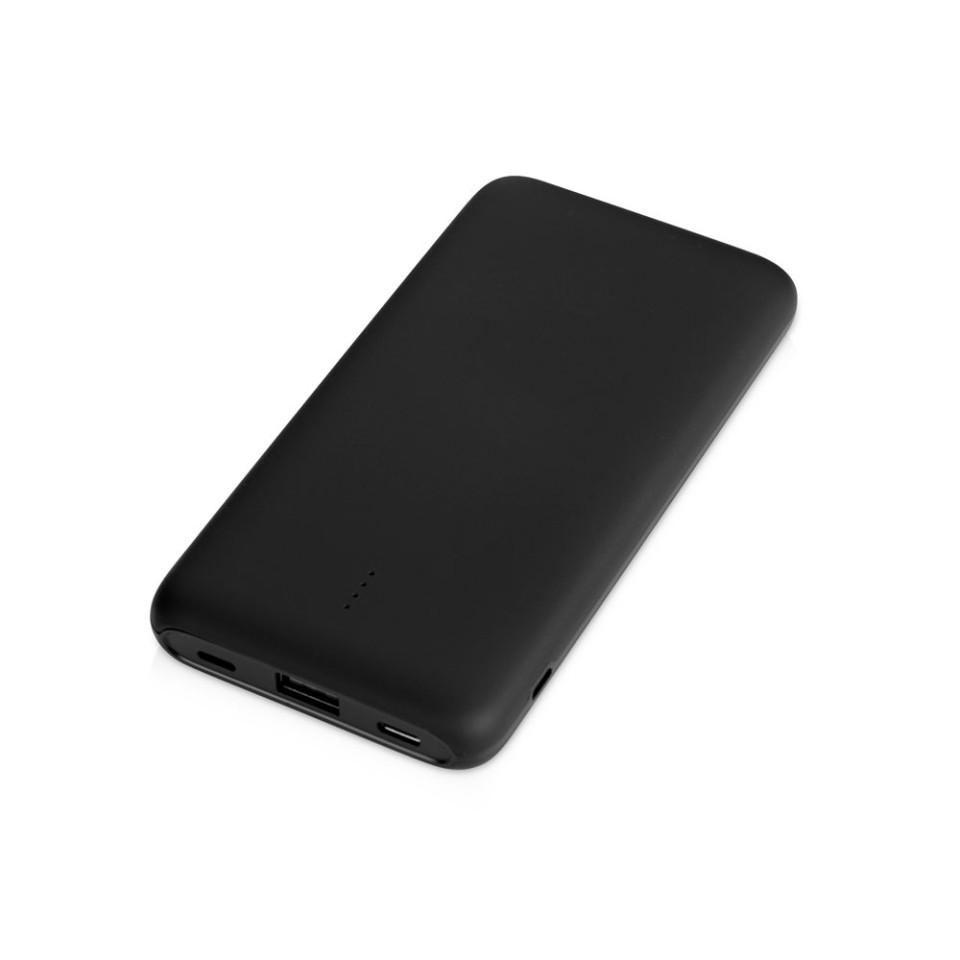 Внешний беспроводной аккумулятор с подсветкой лого "Reserve X". 8000 mAh, черный