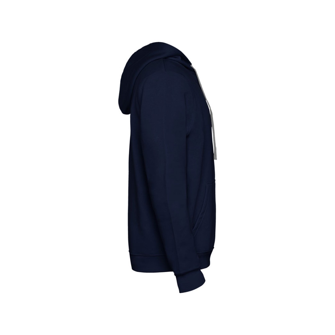 Толстовка с капюшоном "Urban" мужская, нэйви/серый меланж