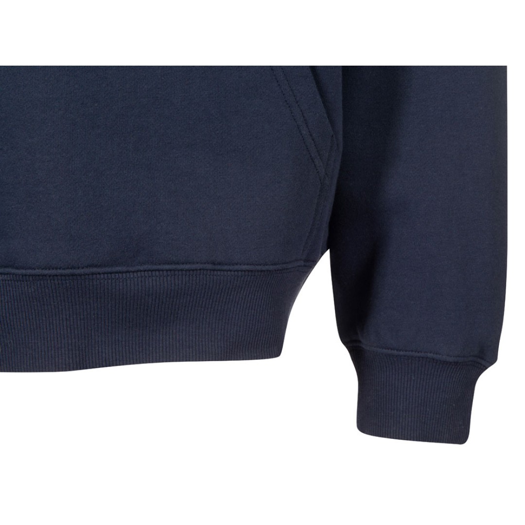 Толстовка с капюшоном оверсайз «Berlin» унисекс, темно-синий