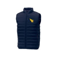 Мужской утепленный жилет Pallas  из переработанных материалов по стандарту GRS - Темно - синий