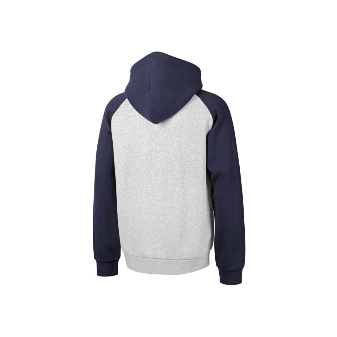 Толстовка с капюшоном «Dublin» мужская, темно-синий/серый меланж