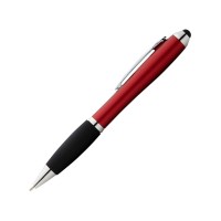 Ручка-стилус шариковая "Nash" со стилусом, красный, черные чернила