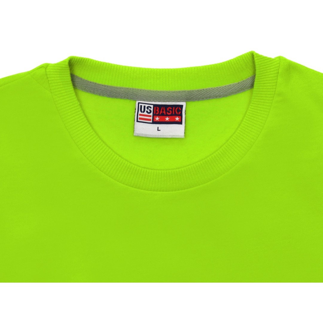 Свитшот "Motion" унисекс с начесом, зеленое яблоко