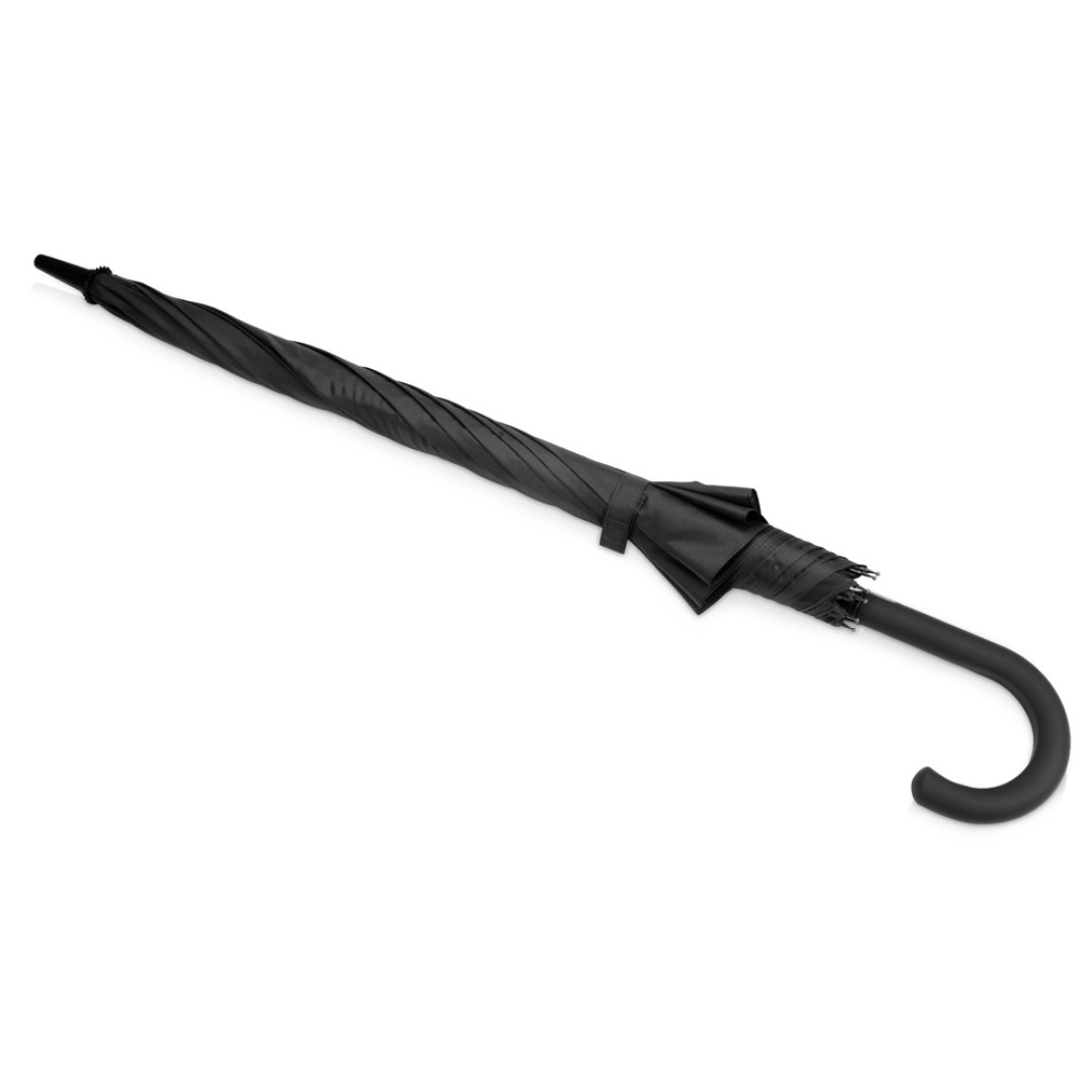 Зонт-трость «Lunker» с большим куполом (d120 см), черный