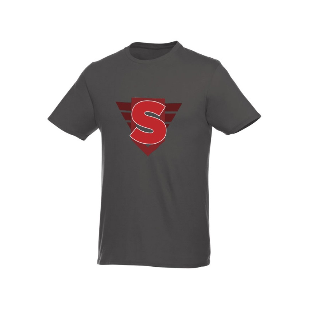 Мужская футболка Heros с коротким рукавом, серый графитовый