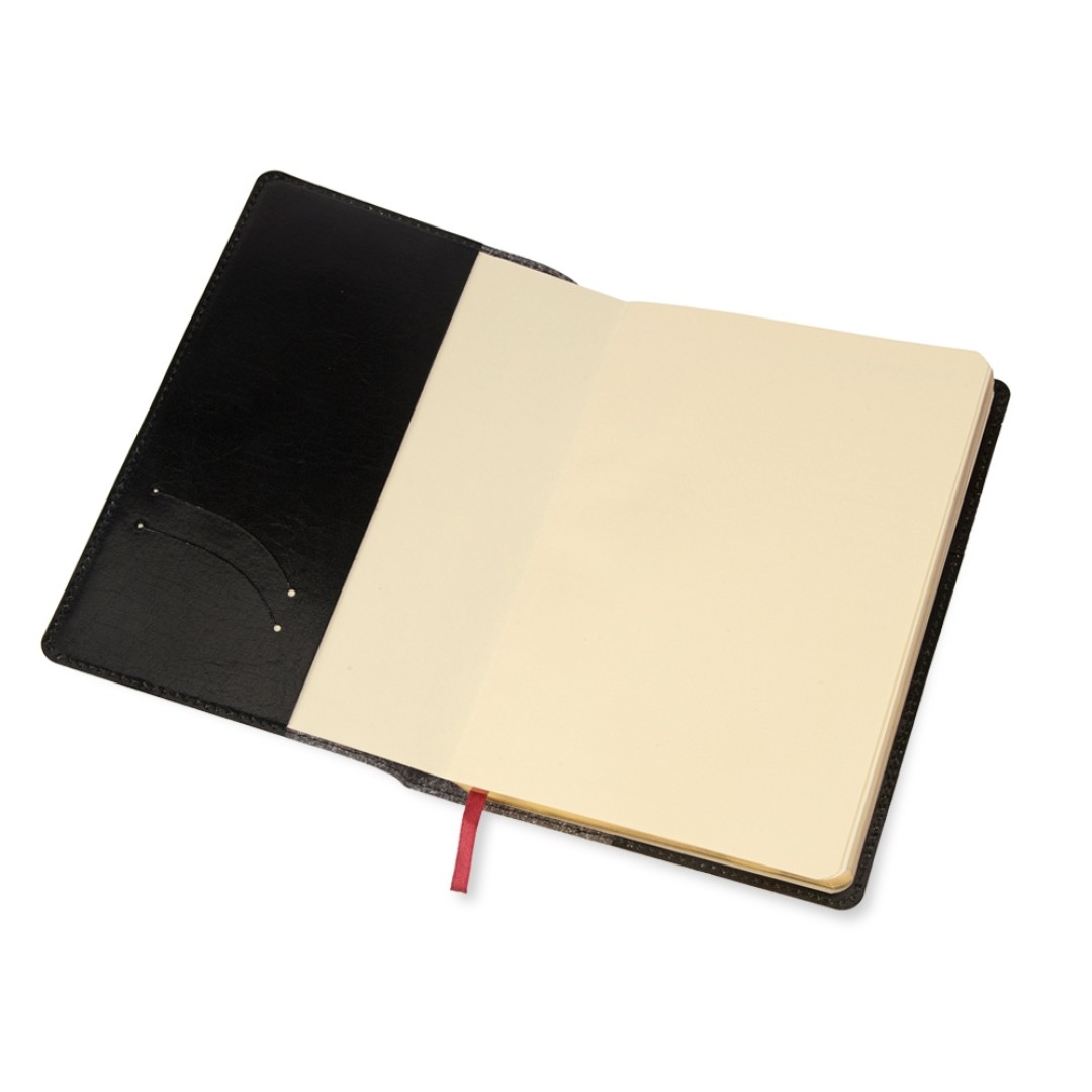 Ежедневник полудатированный портфолио А5  "PROFY" черный