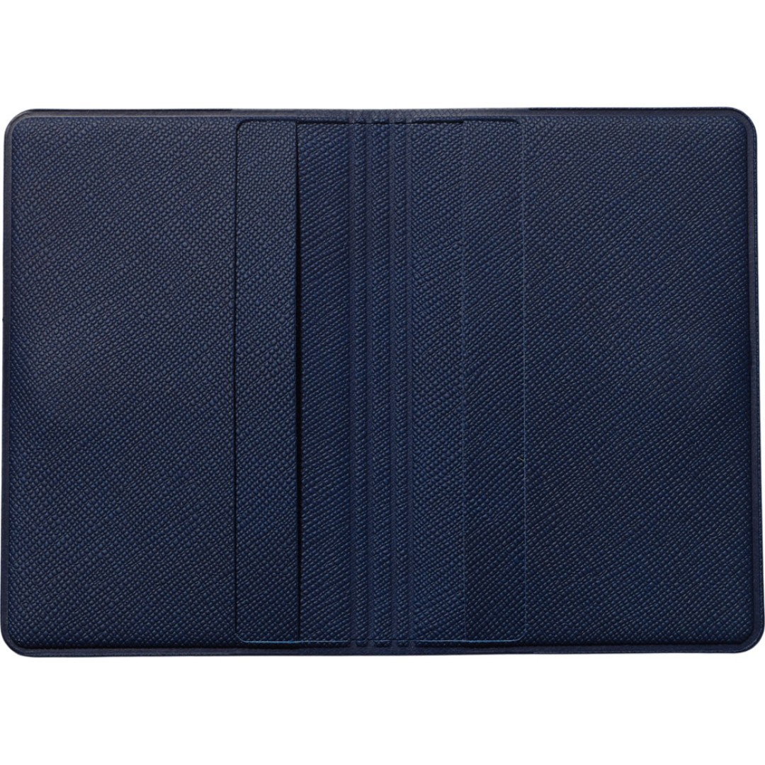 Футляр-книжка на 4-е карты с RFID "Favor", темно-синий