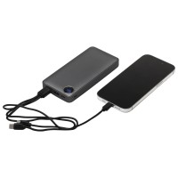 Внешний аккумулятор с дисплеем «Mild», 10 000 mAh, темно-серый