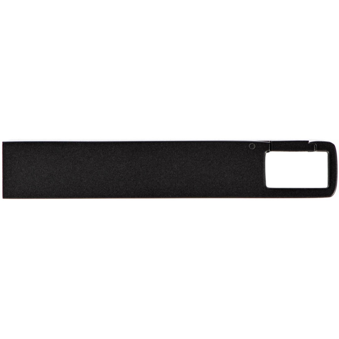 USB 2.0- флешка на 32 Гб c подсветкой логотипа «Hook LED», темно-серый, красная подсветка