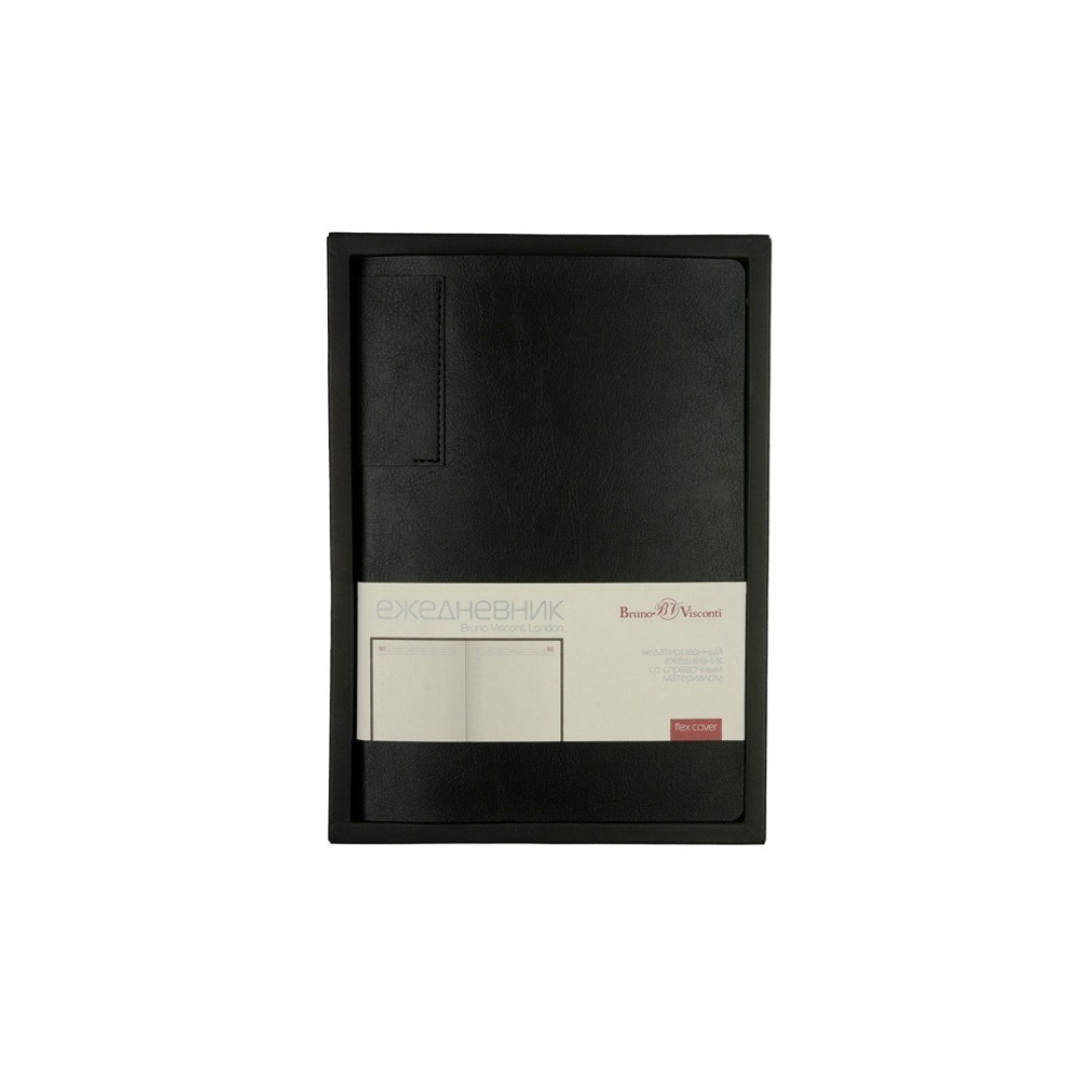 Ежедневник недатированный  А5 "LONDON", черный