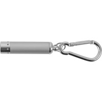 Брелок-фонарик "Карабин", серебристый
