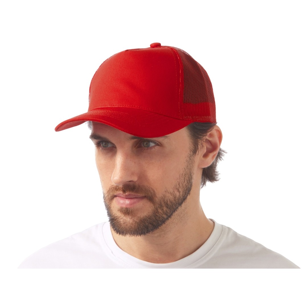 Бейсболка «Kansas», красный