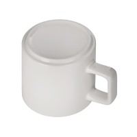 Кружка "Kerry", 410 мл, белый, с квадратной ручкой