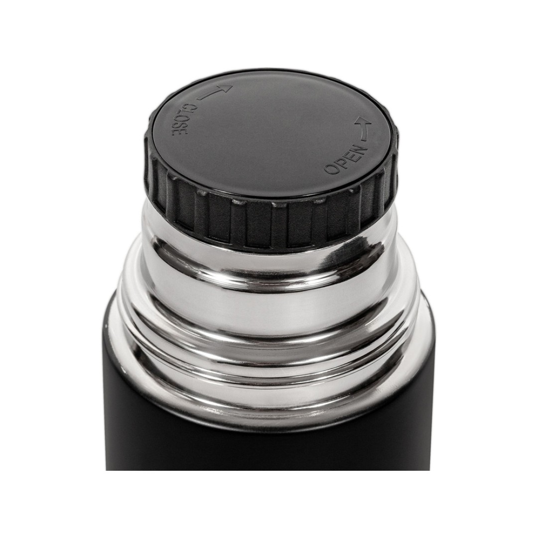 Термос Relaxika 101 (0,75 литра), черный (без лого)