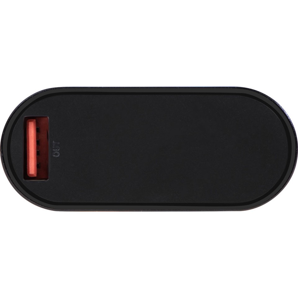 Внешний аккумулятор с QC/PD "Qwik", 10000 mah, черный (Р)