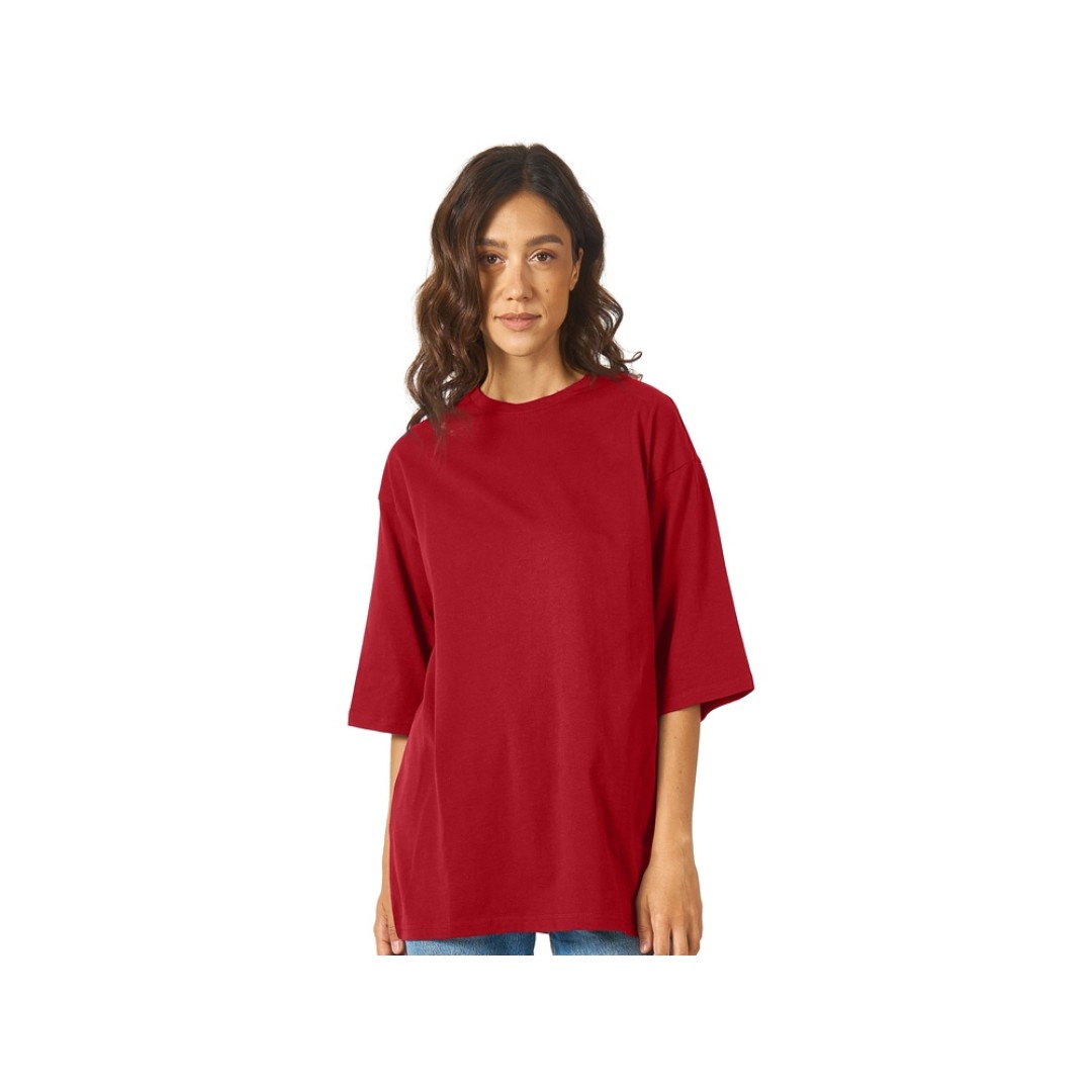 Футболка Berlin к/р оверсайз, 100% хлопок, 180гр, красный