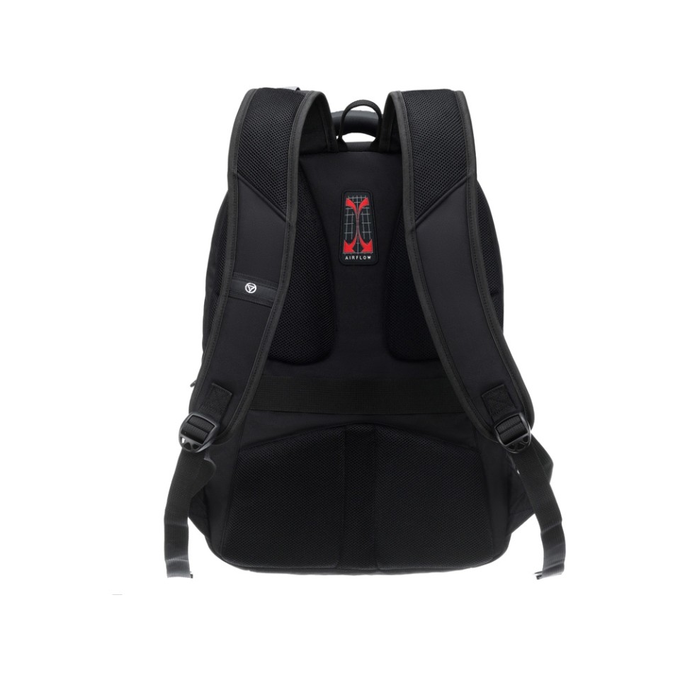 Рюкзак TORBER XPLOR с отделением для ноутбука 15", чёрный, полиэстер 900D, 34x22x46 см, 34л