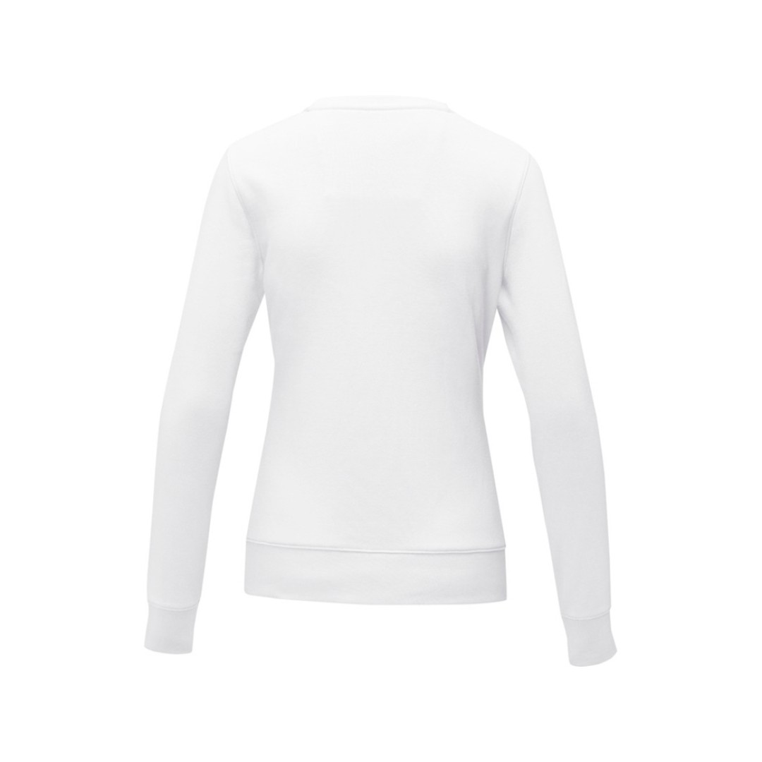 Женский свитер Zenon с круглым вырезом, белый