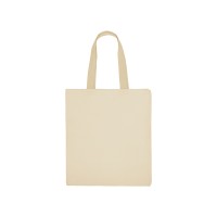 Сумка для шопинга Steady из хлопка с парусиновыми ручками, 260 г/м2, натуральный