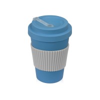 Термокружка "Muffin" из натуральных волокон, голубой