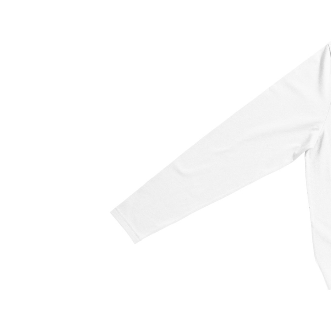 Ponoka мужская футболка из органического хлопка, длинный рукав, белый