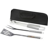 Barcabo Набор для барбекю из 3 предметов, серебристый