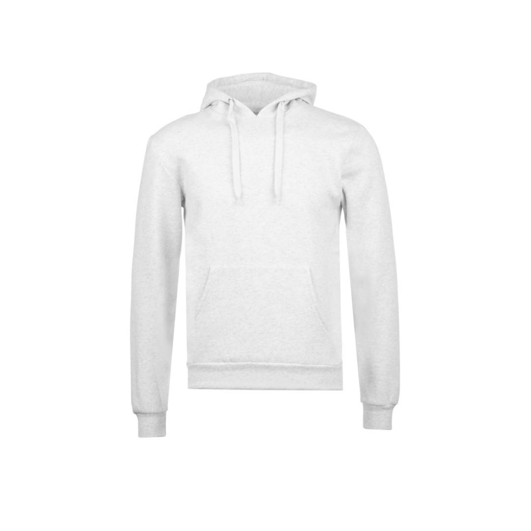 Толстовка с капюшоном "Amsterdam" мужская, белый меланж