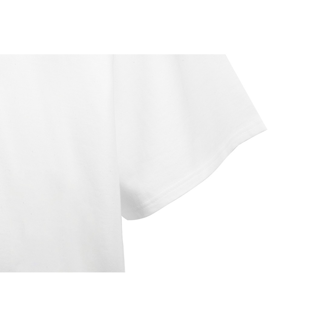 Худи оверсайз с коротким рукавом «Warsaw» унисекс, белый