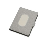 Органайзер с беспроводной зарядкой 5000 mAh "Powernote", светло-серый