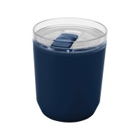 Hudson кружка из переработанного пластика с двойными стенками объемом 180 мл, темно-синий