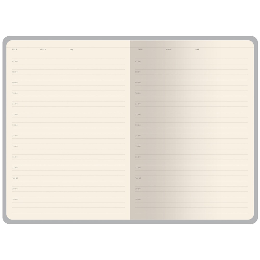 Ежедневник недатированный с магнитным клапаном А5 "Venezia", черный