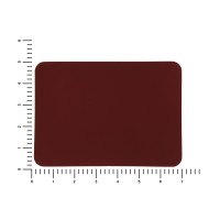 ПАТЧ ПРЯМОУГОЛНЫЙ soft-touch (коричневый ) 5,0 х 7,0 см