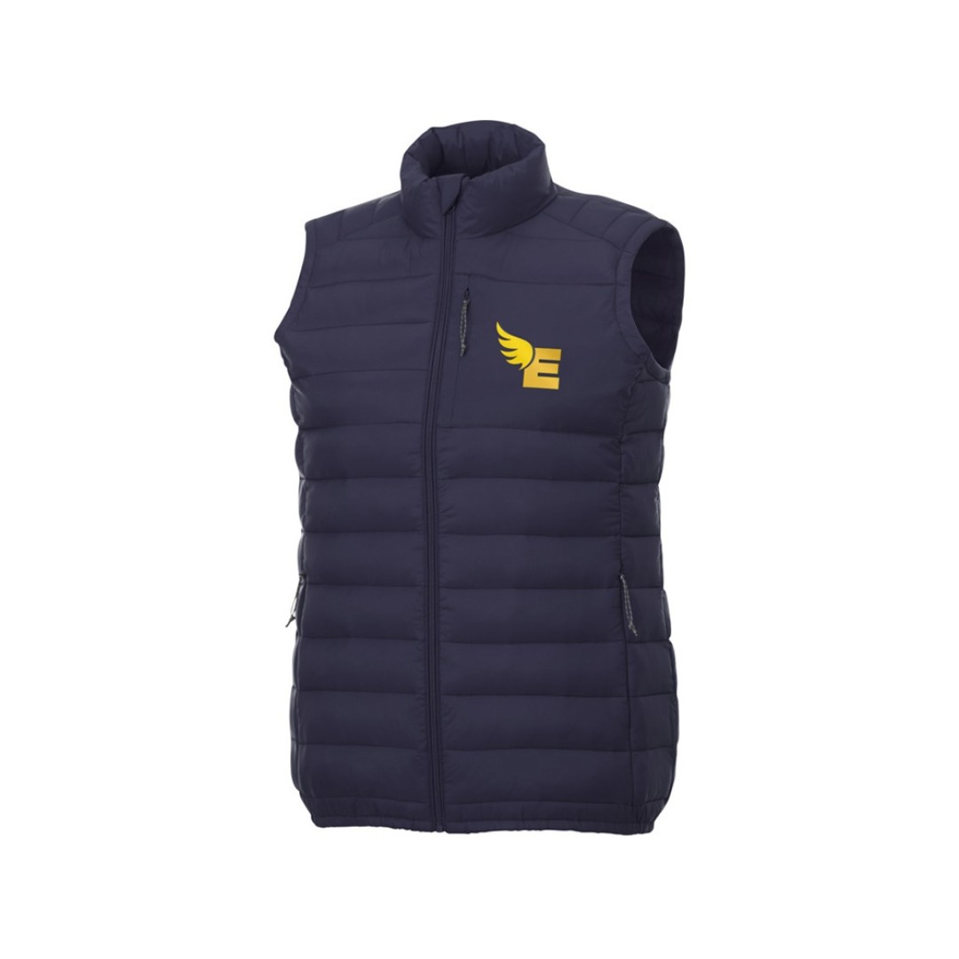 Женский утепленный жилет Pallas  из переработанных материалов по стандарту GRS - Темно - синий