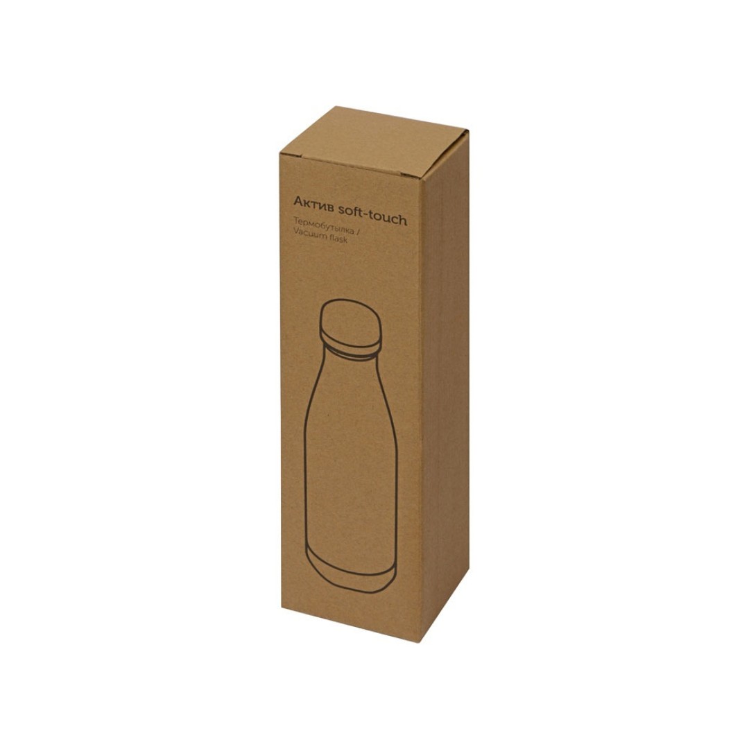 Термобутылка Актив Soft Touch, 500мл, фиолетовый (P)