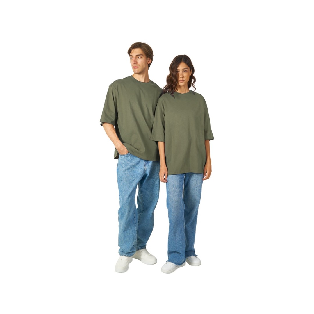 Футболка Berlin к/р оверсайз, 100% хлопок, 180гр, хаки