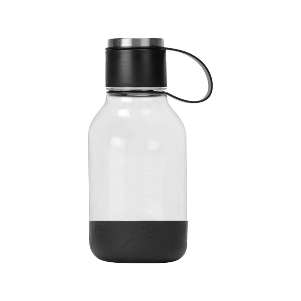 Бутылка для воды 2-в-1 «Dog Bowl Bottle» со съемной миской для питомцев, 1500 мл, черный