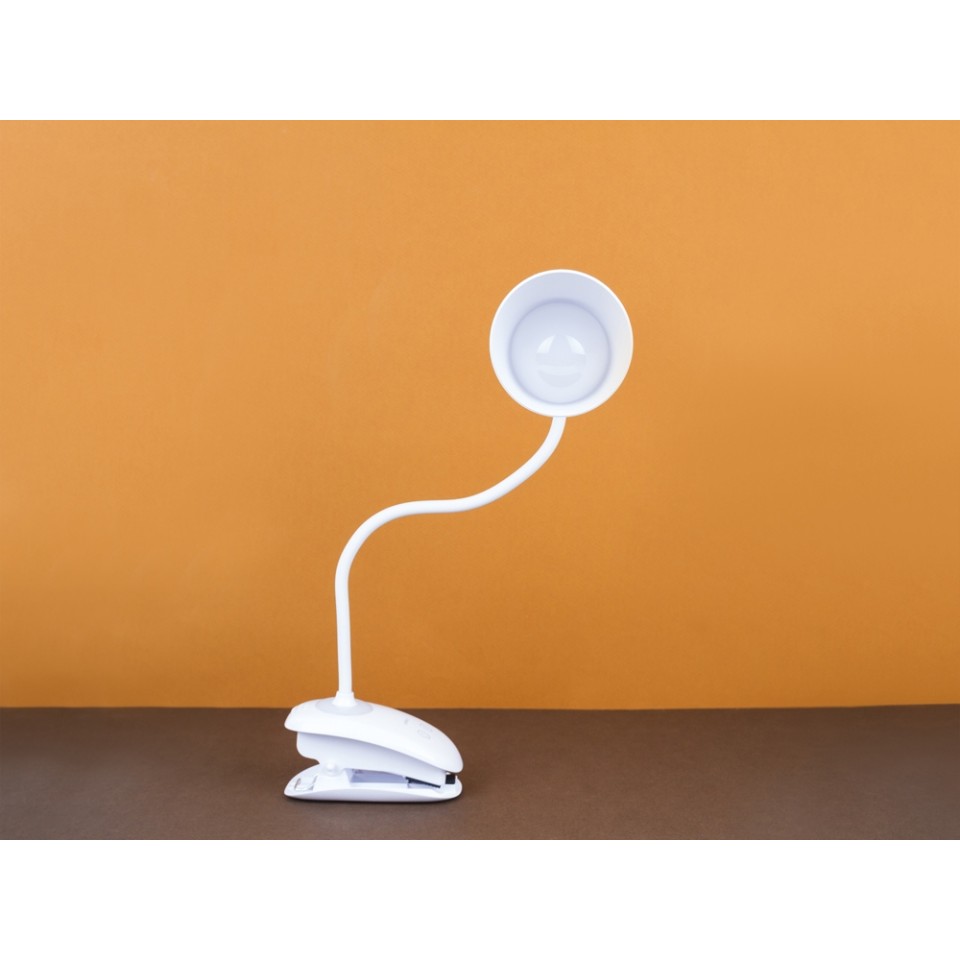 Настольная лампа Rombica LED Clamp, белый