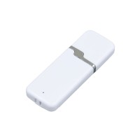 Флешка промо прямоугольной формы c оригинальным колпачком, 32 Гб, белый