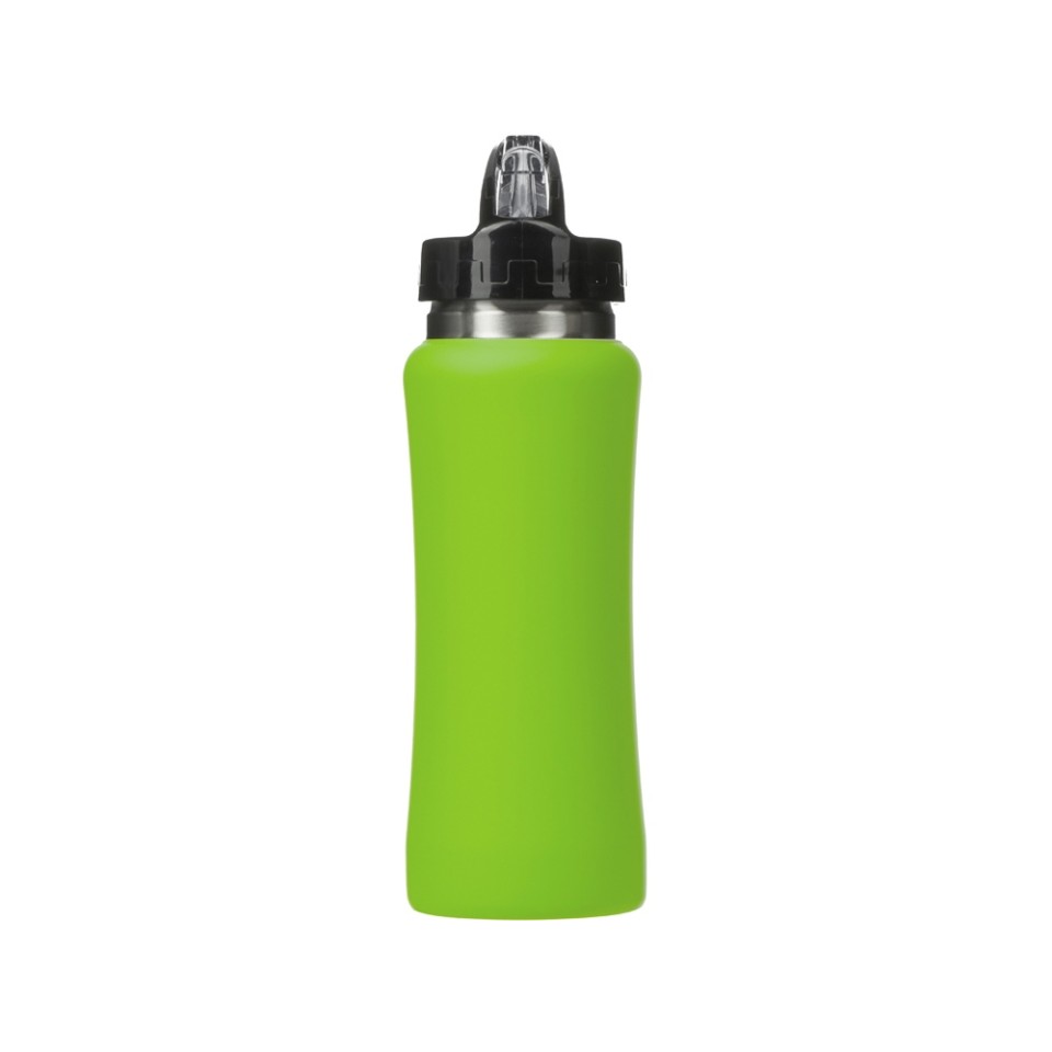 Бутылка для воды "Bottle C1", сталь, soft touch, 600 мл, зеленое яблоко