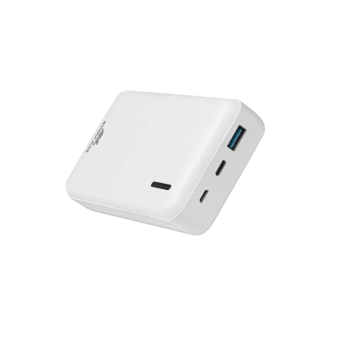 RIVACASE VA2571 (20000 мАч) QC/PD внешний аккумулятор, белый 12/24