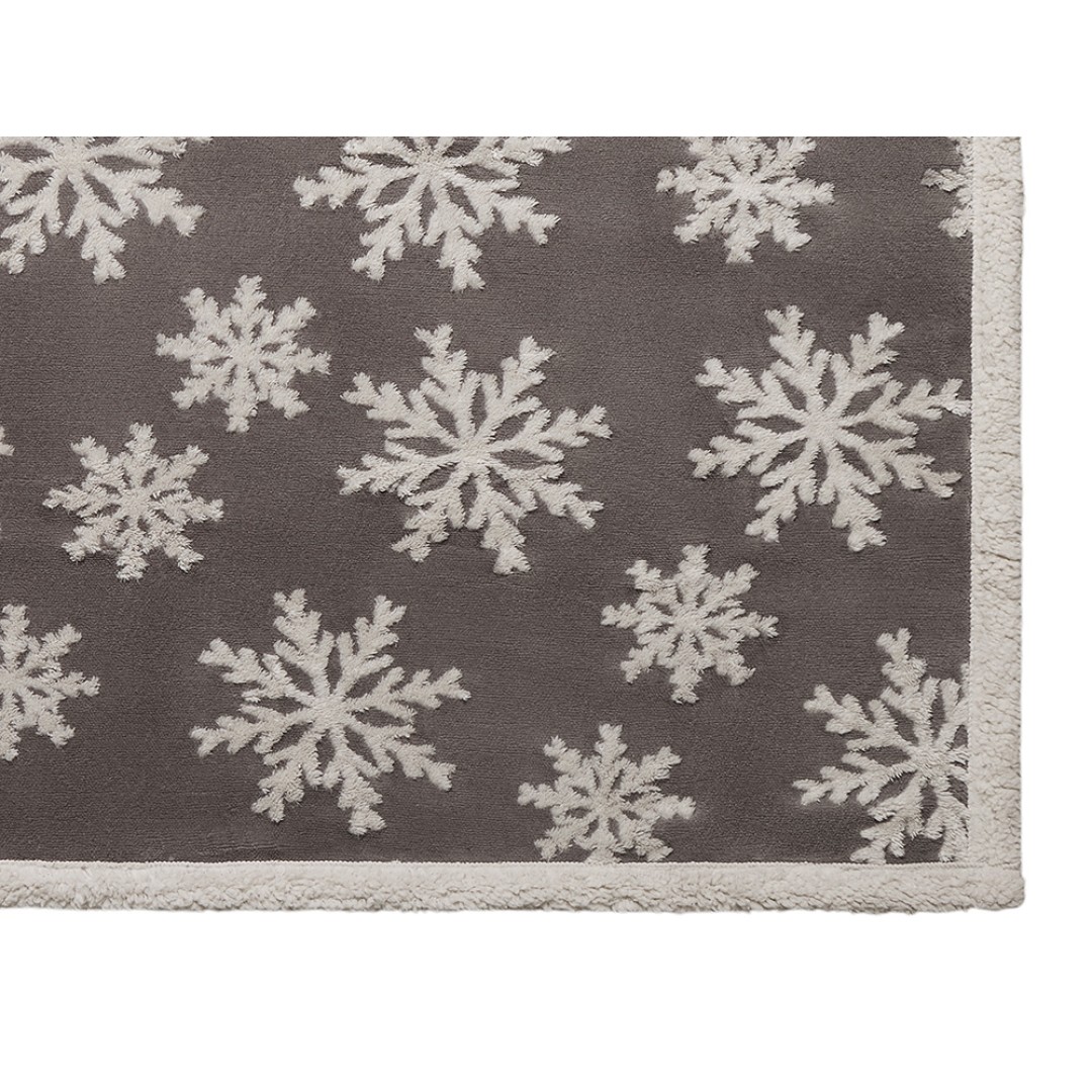 Плед Snowflake новогодний