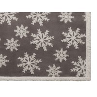 Плед Snowflake новогодний