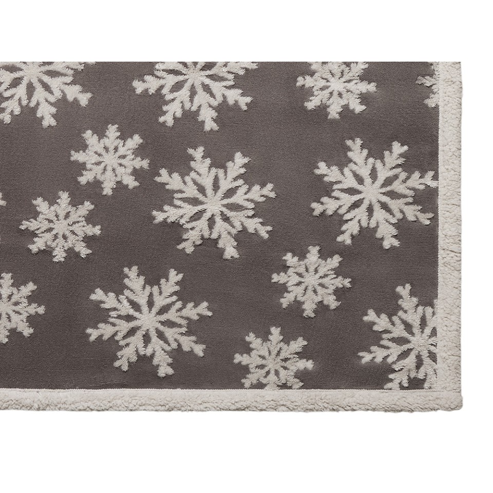 Плед Snowflake новогодний